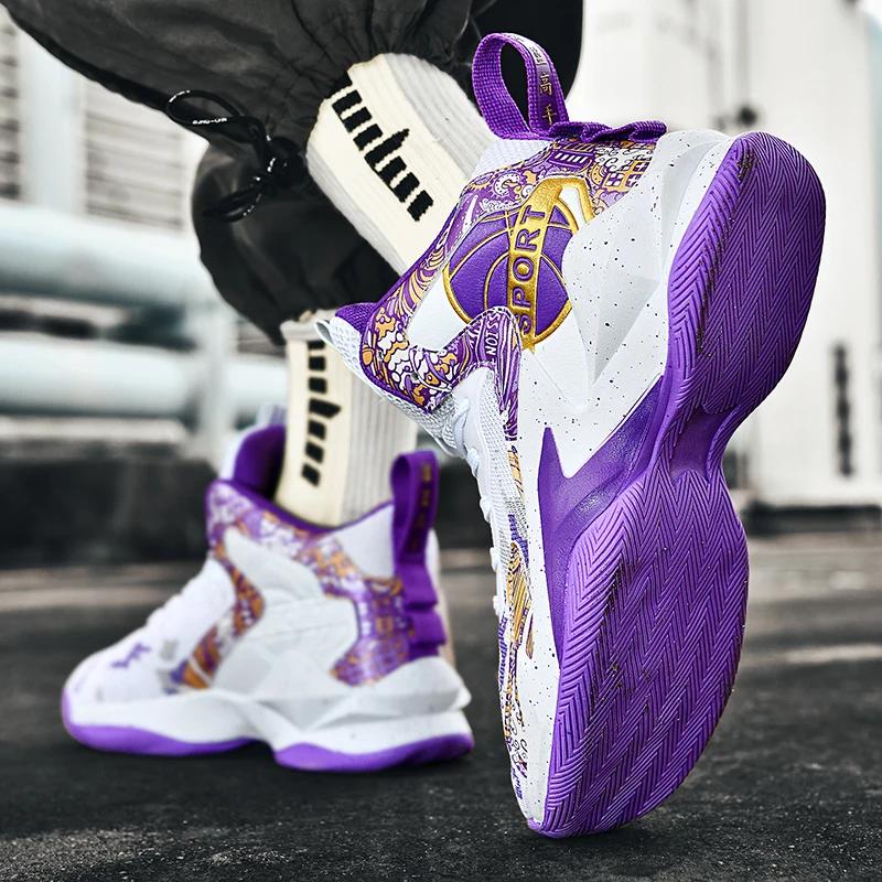 Мужские баскетбольные кроссовки для зала, дышащие, высококачественные, женские спортивные кроссовки, уличные тренировочные баскетбольные бутсы