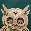 Cross-border New Owl 3D Three-dimensional Puzzle Wooden Toys Educational Assembled Toys DIY Creative Ornaments