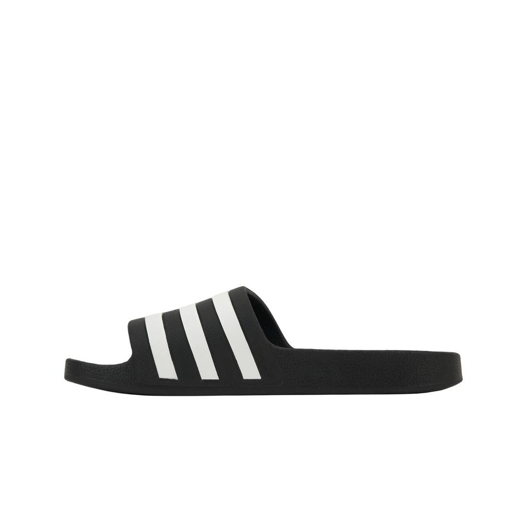 adidas Адидас Адилетт Аква Черные Унисекс Кроссовки Белые F35543