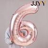 Foil Numbered Balloons 0-9 Balloons Birthday Wedding Birthday Decorations Supplies Anniversary Gift Party Decoration 32Inch 1PC 5