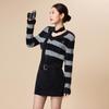 IEF 2025 Women's Retro Striped Sweater