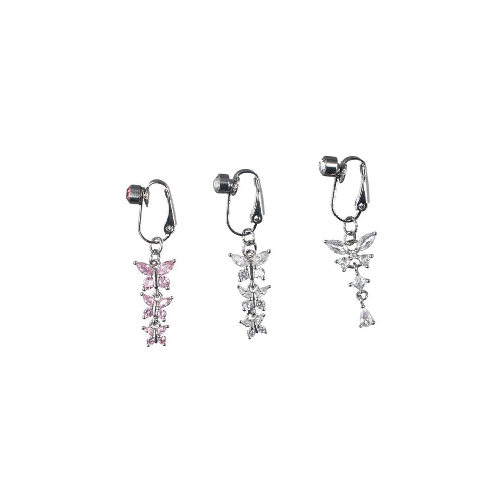 Циркон Медь Поддельный пирсинг живота Клипса Пирсинг пупка Клипса для хряща Женское кольцо для живота Украшение для тела