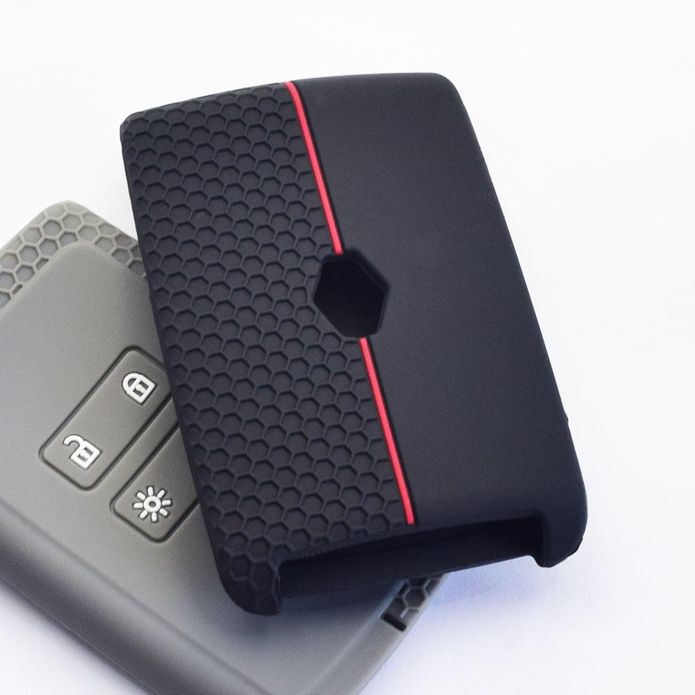 Силиконовый чехол для ключей от машины для Renault Kadjar Captur Koleos 2 Clio Espace 5 Master Talisman Scenic 4, защитный чехол с умным пультом дистанционного управления