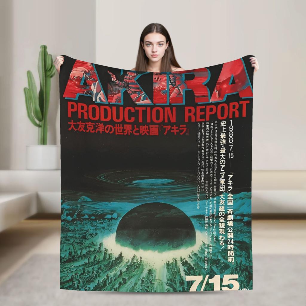 Японский аниме-фильм Акира Одеяла Качество Супер Теплое Плед Зима Путешествия Диван Кресло Диван Кровать Модное Покрывало