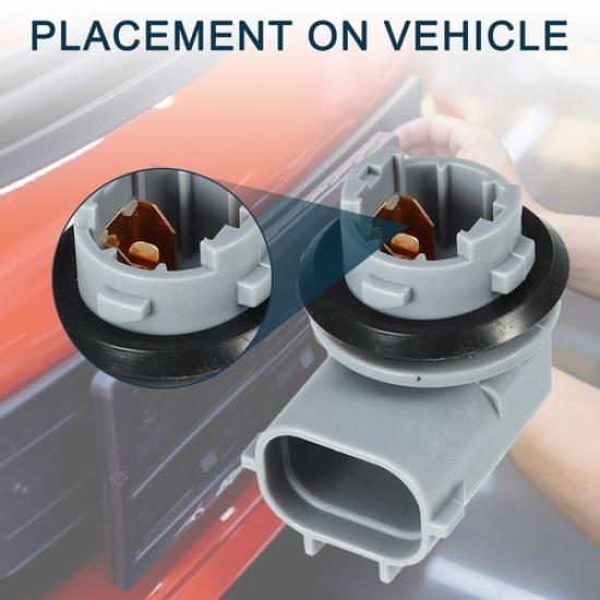 Одинарный 2-контактный патрон подсветки номерного знака 9006909005  Для Toyota Tacoma