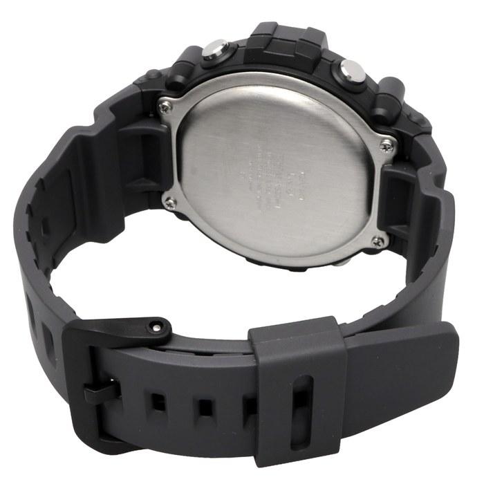 Casio Standard Digital Watch AE-1500WHC-8AV Men's Dark Gray with Orange LCD