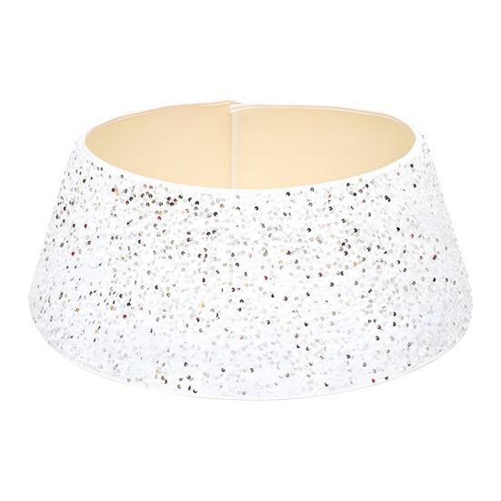 Юбка для рождественской елки Yousheng, круглая, с пайетками, многоразовое кольцо для рождественской елки, подставка для искусственной рождественской елки, чехол для праздничного декора