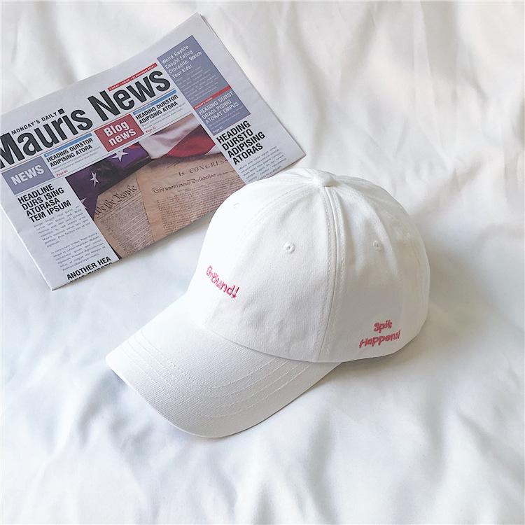 Летняя корейская версия мужской бейсболки с вышивкой букв, уличная бейсболка, студенческая защита от солнца, бейсболка с мягким верхом