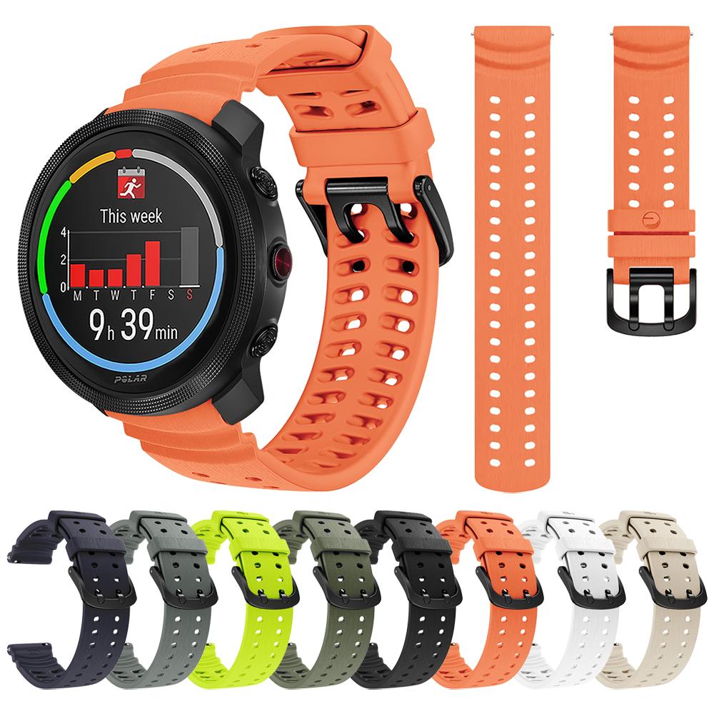 22mm Silicone Strap For POLAR Vantage M3 V3 M M2 1:1 Wristband For POLAR Grit X2 Pro Titan GritX Sport Band Bracelet