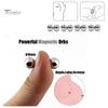 Puntos 1 Pair Non Piercing Magnetic Nipple Ring Round Magnet Ball Couples Flirting Toy