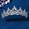 Wedding Dress Hair Accessories Bridal Headwear Middle Eastern Retro Style Diamond Gem Crystal Flower Crown Noble Crown