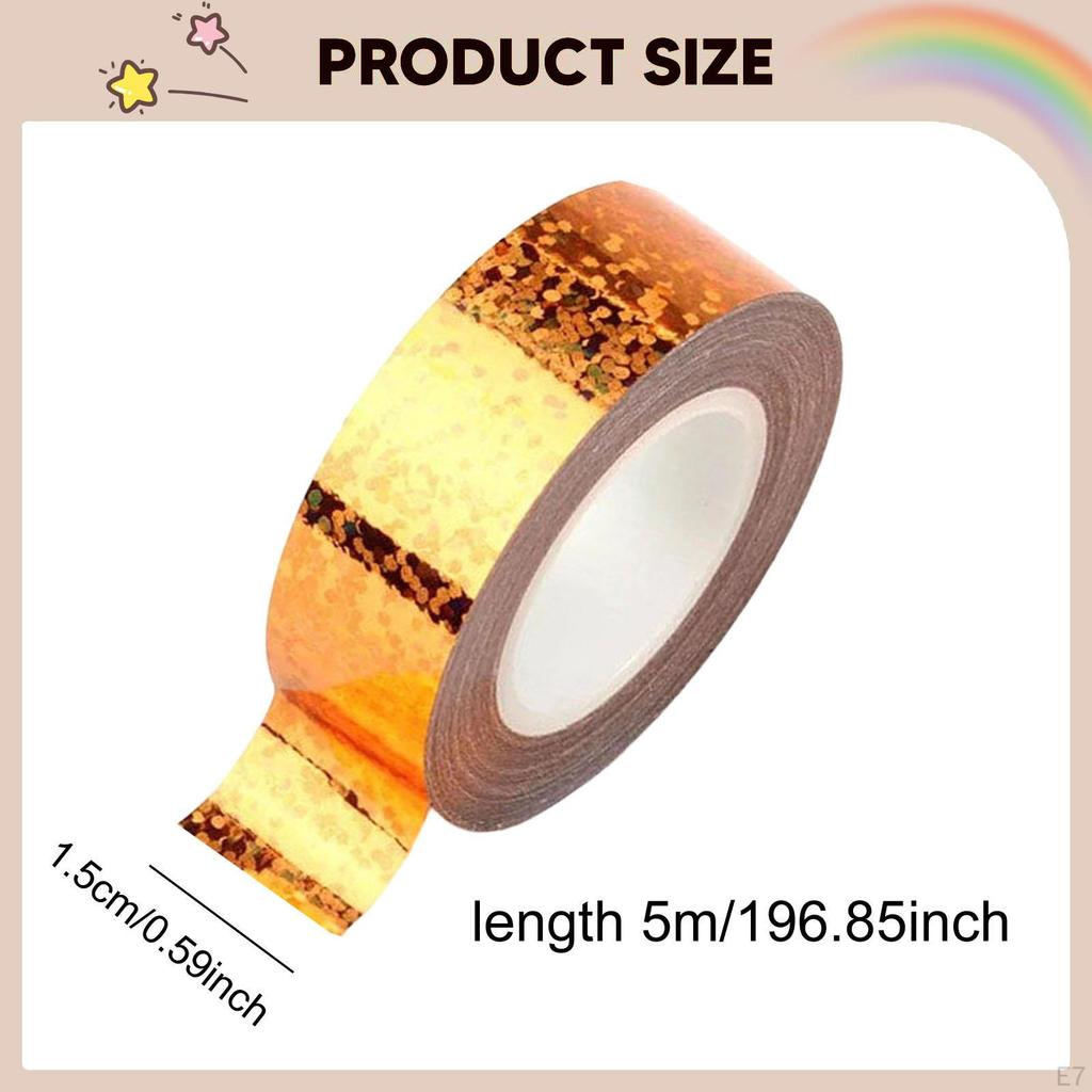 Декоративная лента для гимнастического обруча 0,59 дюйма x 5 м / 16,4 фута Легкое нанесение Толстая 1,5 см x М