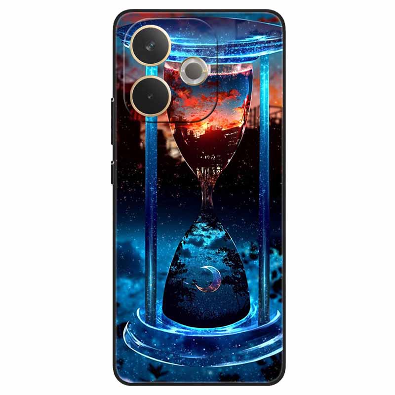 Чехол для OPPO A5 Pro 4G Черный ТПУ Крутые Животные Волки Силиконовая Крышка Телефона для Oppo A5 Pro 5G Защитные Чехлы A5Pro 2025 Чехлы
