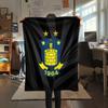 Племенной плед Brøndby IF, Высокое качество, Удобный для всех сезонов, Декор для дома, Тепло и уют