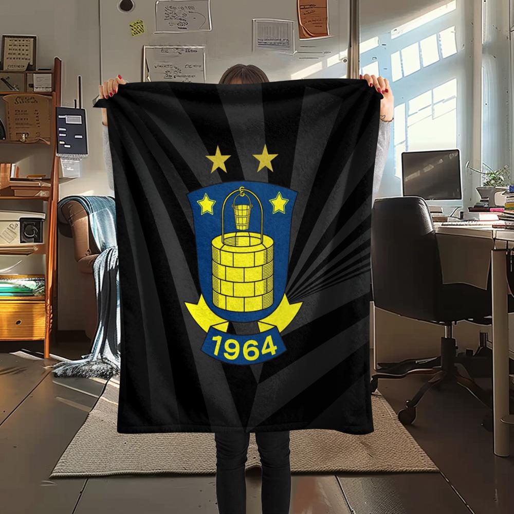 Племенной плед Brøndby IF, Высокое качество, Удобный для всех сезонов, Декор для дома, Тепло и уют