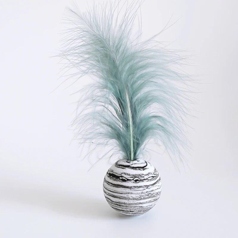 1 шт., интерактивные игрушки для кошек, звездный шар плюс перо, материал EVA, легкий пенопластовый шар, игрушка для метания, плюшевые игрушки, палочка с перьями, принадлежности