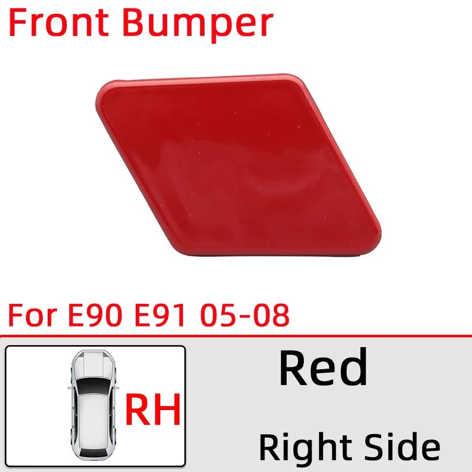 Headlamp Washer Nozzle Cover For BMW 320 325 328 330 335 E90 E91 LCI 2005-2008 2009-2012 Car Headlight Water Spray Lid Painted