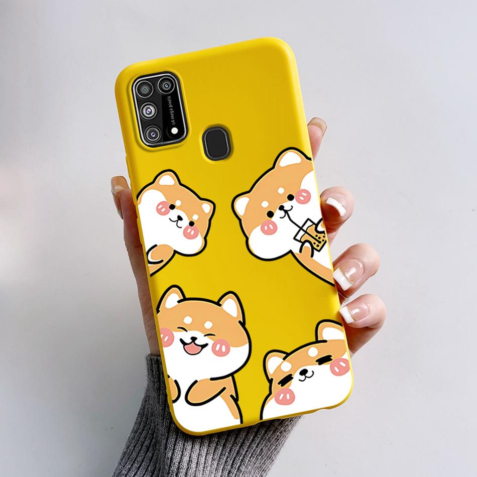 Чехол для Samsung Galaxy M31 Милый Мультяшный Задняя Крышка Силиконовый Мягкий TPU Чехлы для Телефона Для Samsung M31 Prime M 31 s Galaxy M31s Бампер