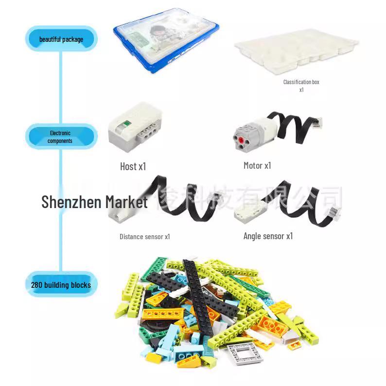 LEGO WeDo 2.0-Compatible Children's Assembly Programming Toy Building Blocks (45300 Set)