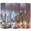 VidaXL Folding Room Divider 228 X 170 Cm New York At Night