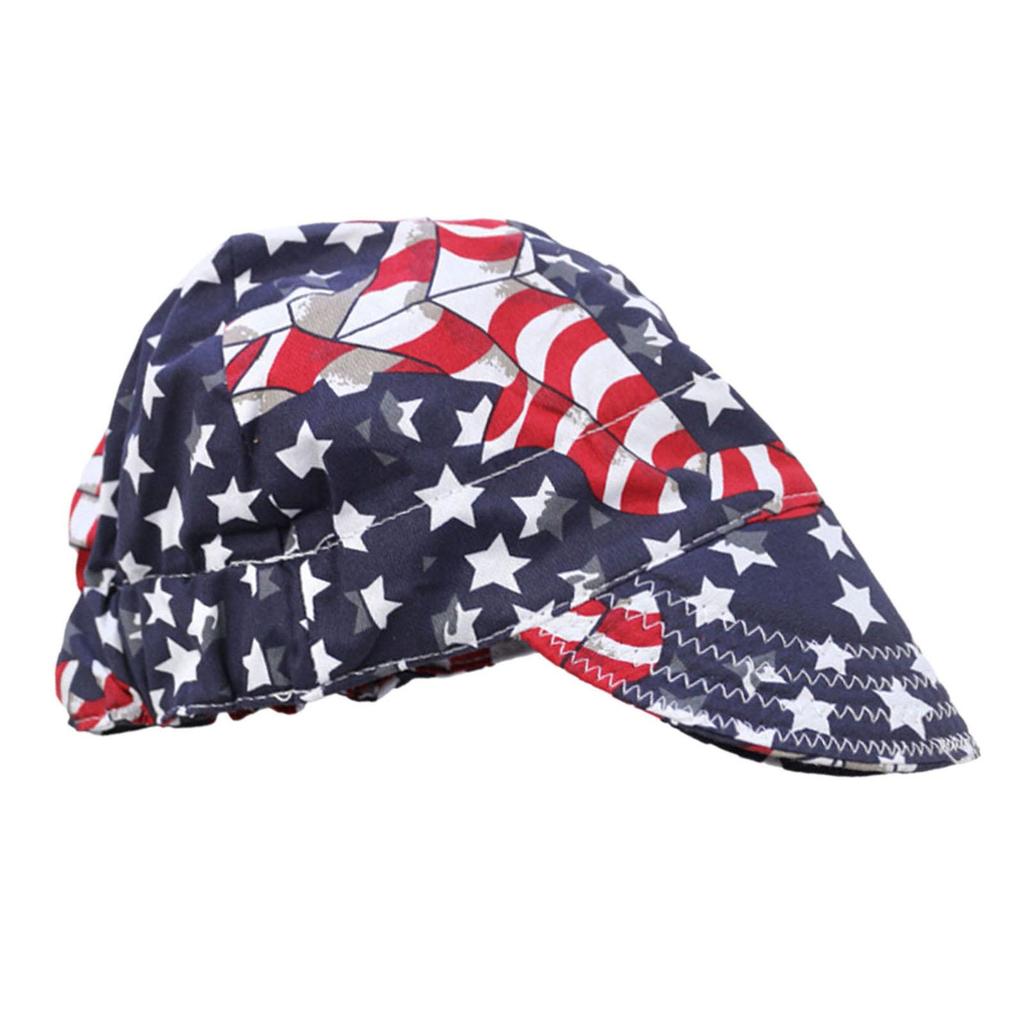 Welding Cap Adjustable Headgear Sweat Absorbent Flame Retardant Welding Hat for Running Hiking Boating Cycling Equestrian Sports