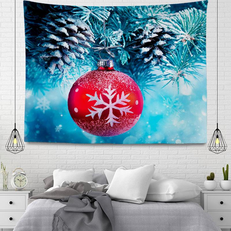 Серия подвесных тканевых гобеленов в рождественском стиле
