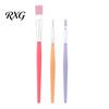 Craft Painting Tools 6PCS Paint Brush, with Candy Colored Design, Flexible Nylon Detailing Brushes Bristles for Watercolor Acrylic Oil