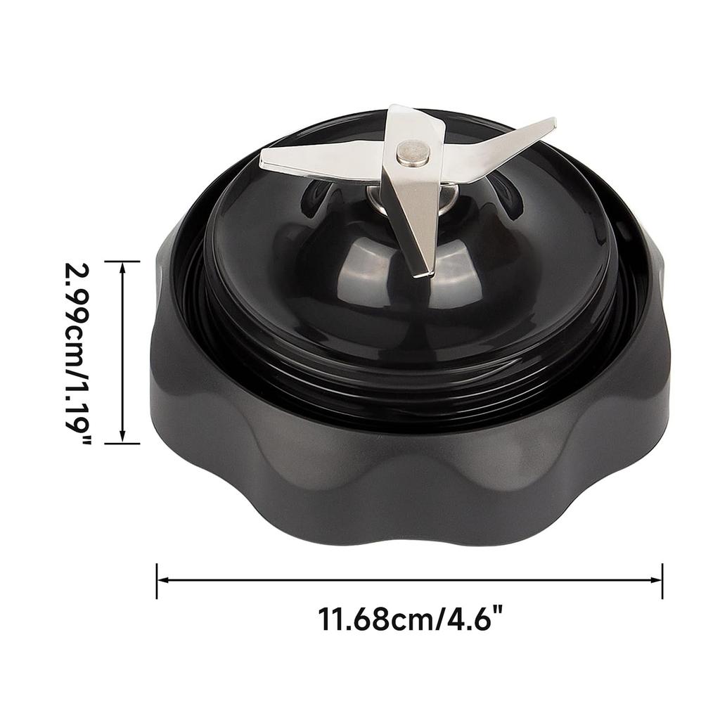 Kitchen Supplies Blender Blade Head Environmentally Friendly Blender Accessories Plastic Base for NutriBullet Blender