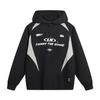 Свитшот с капюшоном свободного кроя из серии Li Ning Sports Lifestyle с надписью для мужчин AWDVA11-3