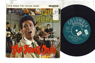 7-дюймовая пластинка OST, КЛИФФ РИЧАРД, SHADOWS - Young Ones SGE8159 COLUMBIA 1962 UK Рок Б/У