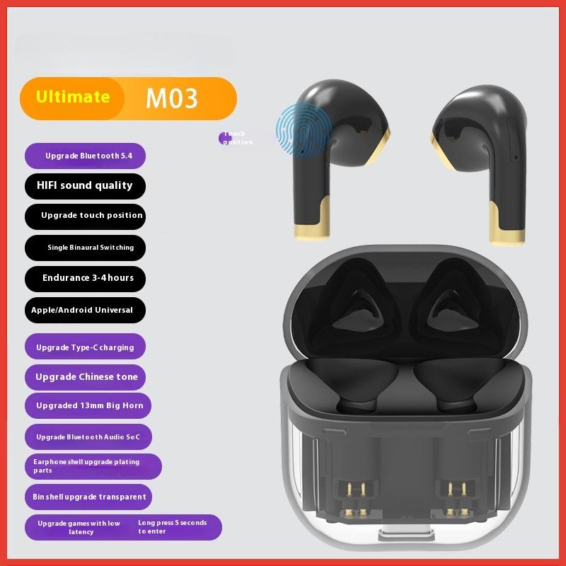 Настоящая беспроводная Bluetooth-гарнитура для спорта для мужчин и женщин