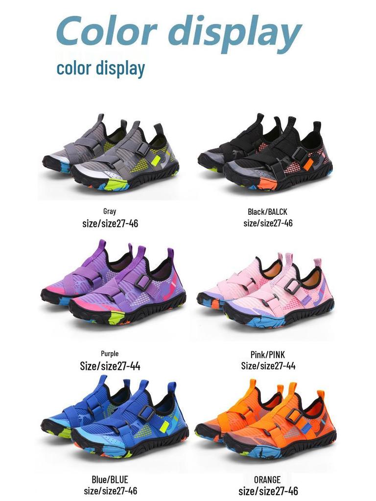 Unisex Quick-Dry Water Shoes: Breathable, Non-Slip for Hiking, Diving, and Climbing