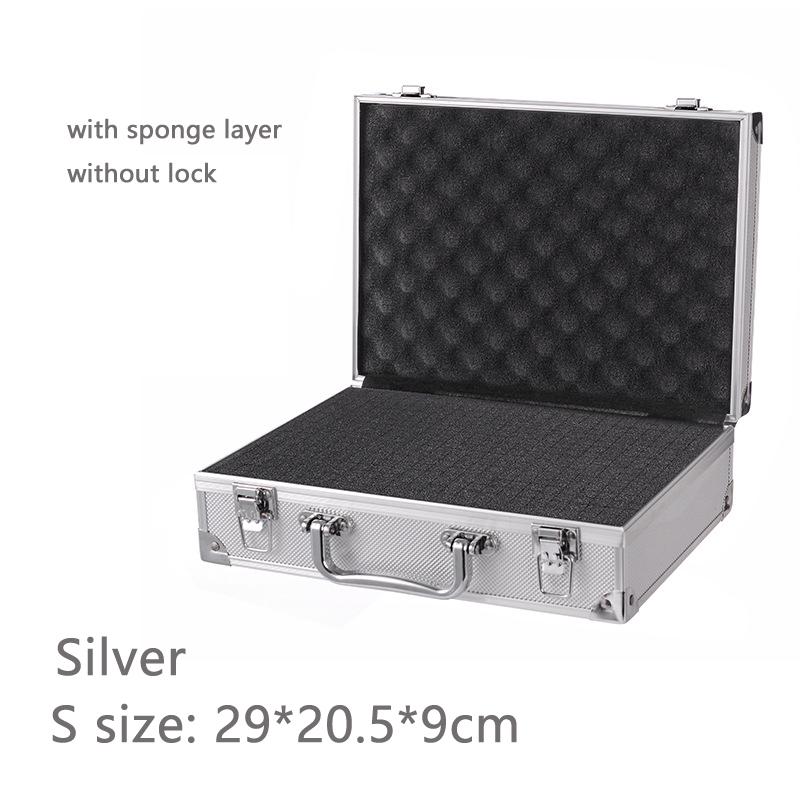 Портативный алюминиевый ящик для инструментов, защитное оборудование, ящик для инструментов, ящик для инструментов, чехол для хранения, чемодан, ударопрочный корпус