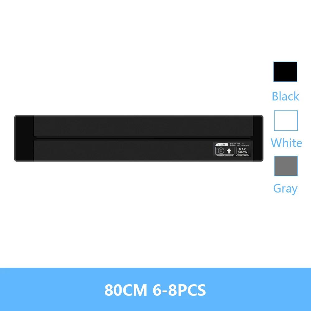 Настенная розетка с дорожкой электропитания ЕС Великобритания Франция Корея Стандарт Дом Кухня Ванная Офис Настенные электрические розетки Вилки Адаптеры Белый Черный