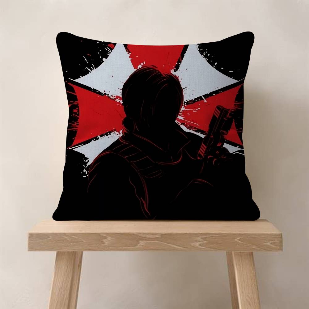 Игровой R-Resident E-Evil U-Umbrella Наволочка Мультяшный Подарок Чехол для Подушки Спальня Дом Диван Стул Сиденье Декор Наволочка