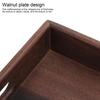 Polished Fruit Tray Wooden Coffee Serving Tray Multi Functional Decorative Platter  Home Storage