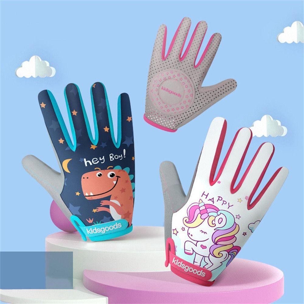 Bike Children Skate Safe Half Finger Gloves Kids Cycling Gloves Bicycle Gloves Sports Gloves