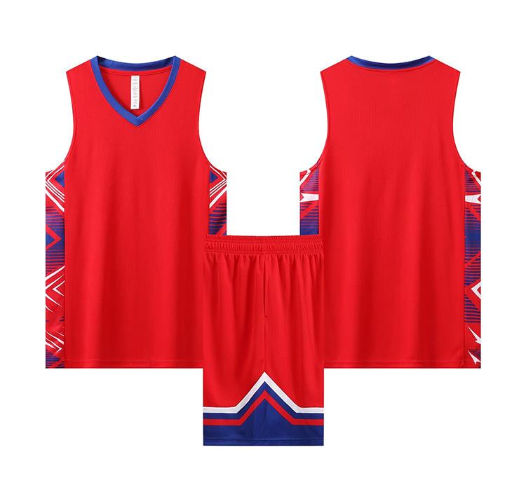 New Basketball Jersey Set Men'S Adult Children'S Game Jersey Training Jersey Vest Jersey Sportswear Summer Clothing