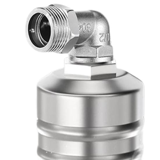 Float Valve Water Valve Stainless Steel Fully Automatic Water Level Control Save Water Auto Shut Off Ball Mini Float Valve for Water Tanks Pools