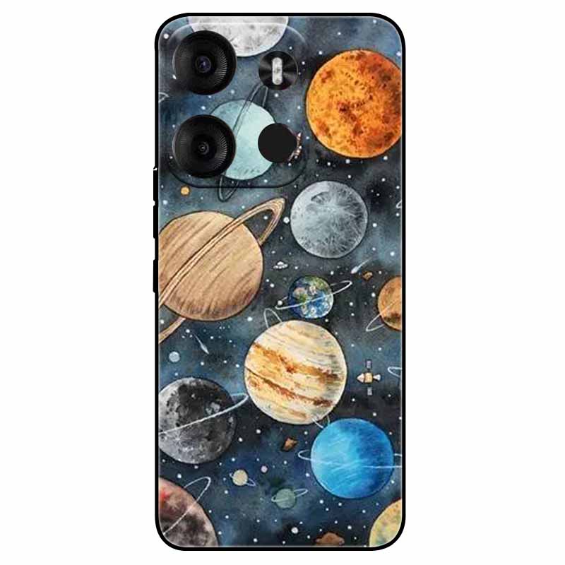 Чехол для Tecno Spark Go 2023 ТПУ Модный Милый Силиконовый Задний Чехол Для Tecno Pop 7 Pro BF7 Funda Ударопрочный Pop7pro 7Pro Capa
