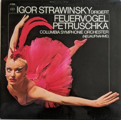 LP Пластинка ИГОРЬ СТРАВИНСКИЙ, КОЛУМБИЙСКИЙ СИМФОНИЧЕСКИЙ ОРКЕСТР - Жар-птица / Петрушка S72635 CBS Германия Классика Б/У