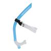 Swimming Snorkel Reduced Drag Silicone Swimming Breathing Tube with Adjustable Head Brace for