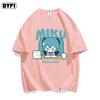 Hatsune Miku Collaborates on Future MIKU Line Style Short Sleeved Pure Cotton Printed New Casual Unisexs and Unisexs Clothing