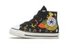 Кеды Chuck Taylor All Star 1V с мультяшным принтом, высокие, из парусины, черные, для младенцев и малышей 767531C