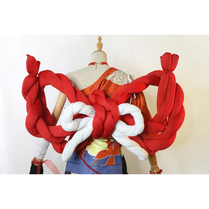 Naganohara Yoimiya Косплей Костюм Yoimiya Comabat Униформа Хэллоуин костюм для женщин