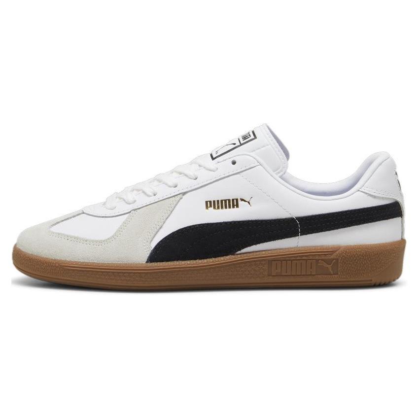 New PUMA Army Trainer Low Top Skateboard Shoes Unisex White Gray Black 386607-21