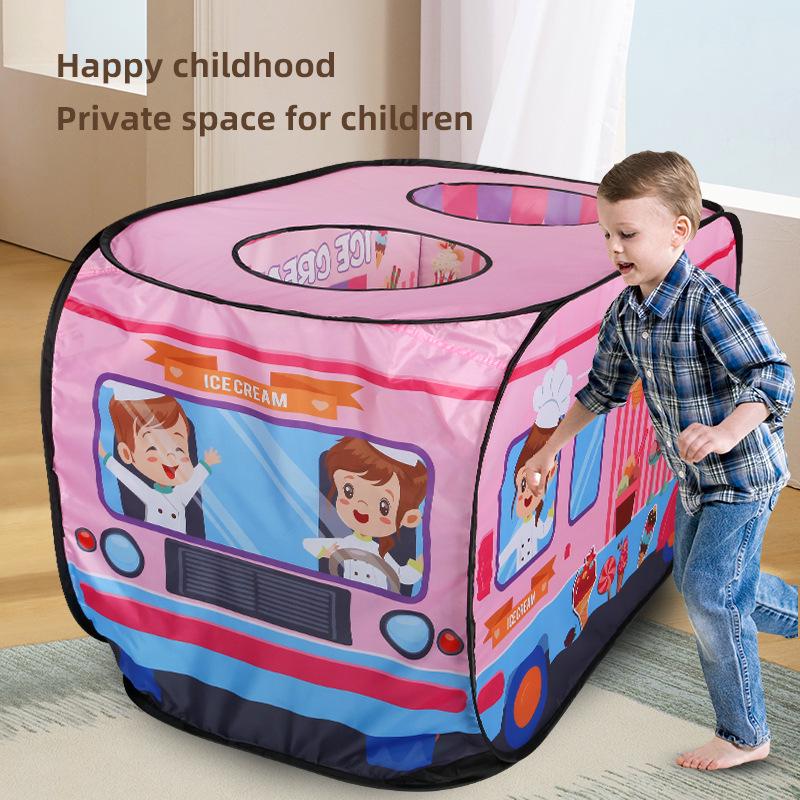 Free Shipping: Foldable Kids' Car Tent and Ball Pool for Indoor Play