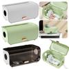 Large Capacity Desktop Cable Management Box Elegant Charger Socket Organizer for Home and Office Use