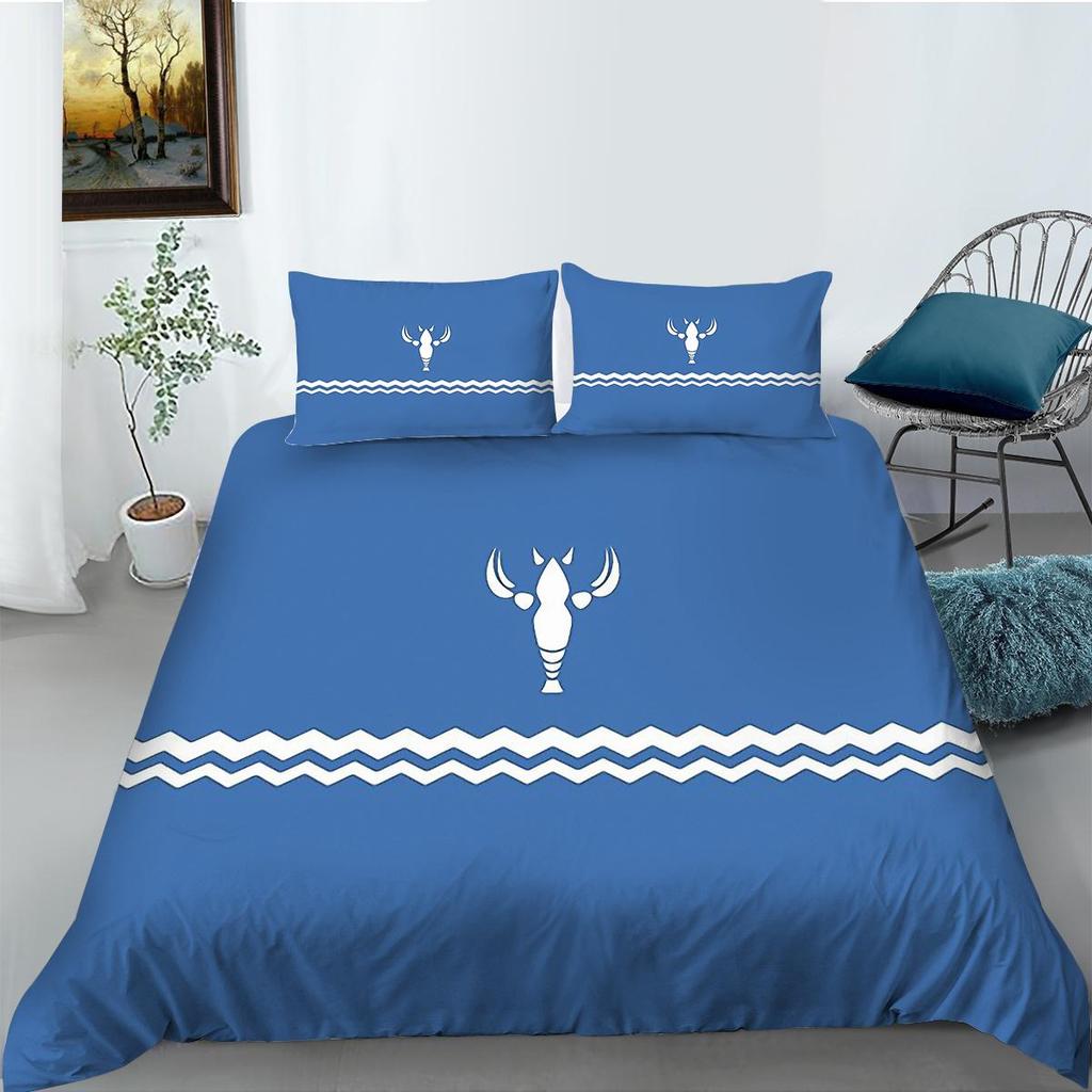 3D модный креативный комплект постельного белья для дома, комплект постельного белья для спальни, одеяло и наволочка, комплект постельного белья, полноразмерный домашний интерьер AU/EU/US