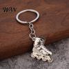 Restored 3D Roller Skate Pendant Zinc Alloy Keychain Pendant, Simulated Shape Gift Key Ring, Multiple Colors Practical Hanging Charm